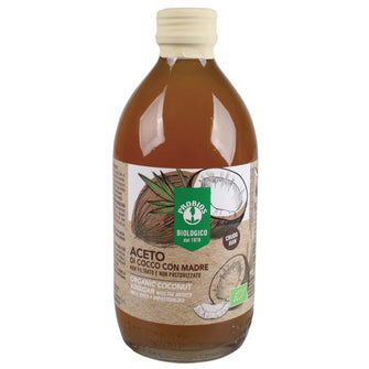 Aceto di cocco non filtrato biologico