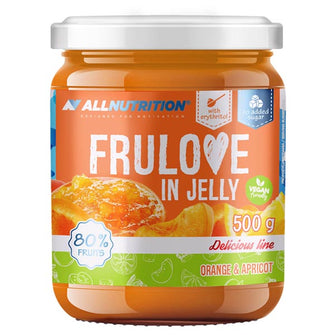 Arancia e albicocca in gelatina senza zucchero Frulove - All Nutrition