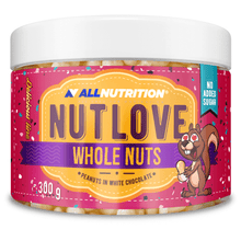 Nutlove arachidi ricoperte di cioccolato bianco senza zucchero