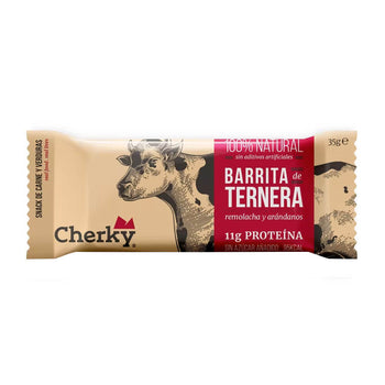 Barretta di manzo bio con barbabietole e mirtilli - Cherky