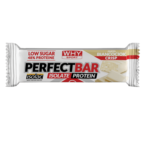 Barretta proteica al cioccolato bianco low carb