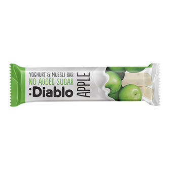 Yoghurt coated Muesli bar apple - Diablo