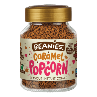 Caffè solubile beanies al popcorn caramellato