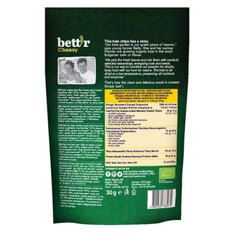Kale Chips gusto formaggio vegan valori - Bett’r