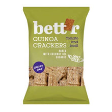 Crackers di quinoa senza glutine al pomodoro e basilico - Bett’r