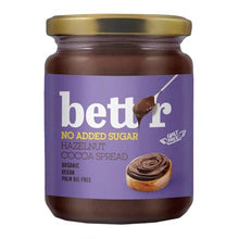 Crema nocciola e cacao BIO senza zucchero - Bett’r