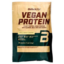 Proteine vegane gusto biscotti alla vaniglia con acai, goji e quinoa - BiotechUSA
