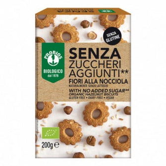 Biscotti alla nocciola senza zucchero bio - Probios