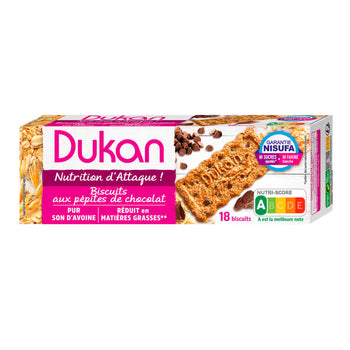 Biscotti Dukan con gocce di cioccolato senza zucchero