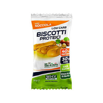Biscotti low carb alla nocciola Why Nature