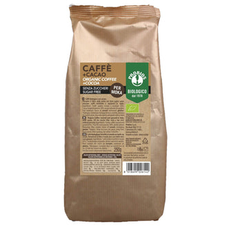 caffè e cacao per moka senza zucchero
