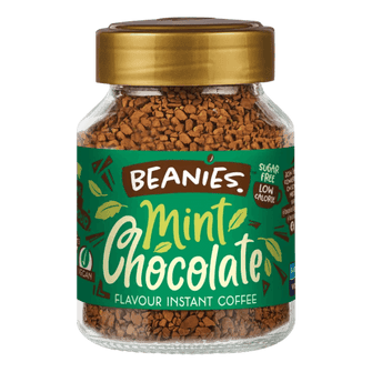 Caffè solubile aromatizzato al Cioccolato e menta senza zucchero - Beanies