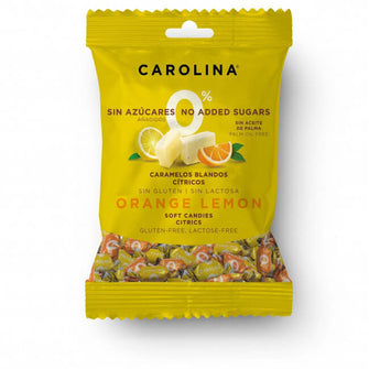 Caramelle senza zucchero mou limone arancia 