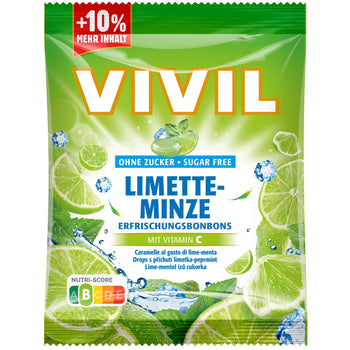 Caramelle al limone menta con vitamina c senza zucchero