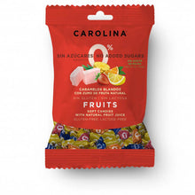 Caramelle mou alla frutta senza zucchero