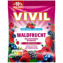 Caramelle con vitamine ai frutti di bosco senza zucchero