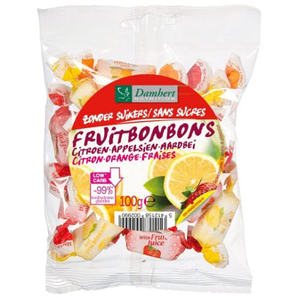 Caramelle mou alla frutta senza zucchero