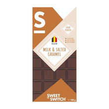 Cioccolato al latte e caramello salato senza zucchero - Sweet Switch