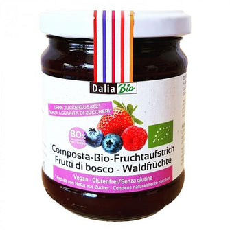 Composta di frutti di bosco senza zucchero biologica - Dalia - Composta di frutta