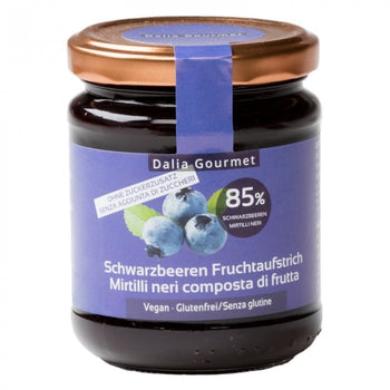Composta di mirtilli neri senza zucchero - Dalia - Composta di frutta