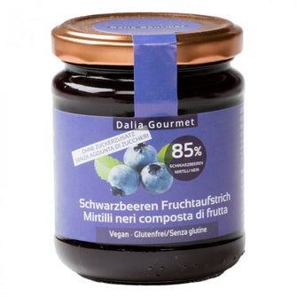 Composta di mirtilli neri senza zucchero - Dalia - Composta di frutta