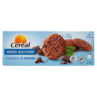 Cookies al cacao senza zucchero Cereal 