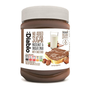Crema al cacao e nocciola senza zucchero Diablo