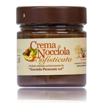 Crema di nocciola piemontese e cacao con eritritolo 