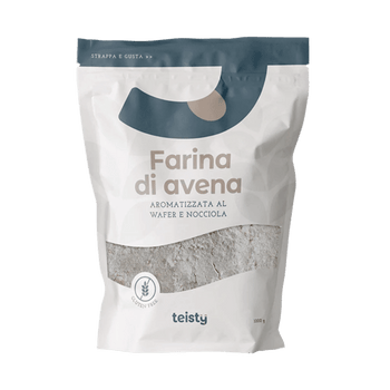Farina di avena wafer e nocciola senza glutine - Teisty