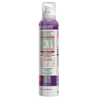 Olio extra vergine di oliva spray aromatizzato all'aglio valori nutrizionali e ingredienti- Sprayleggero