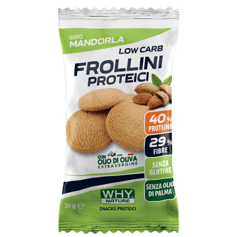 frollini proteici low carb alla mandorla 