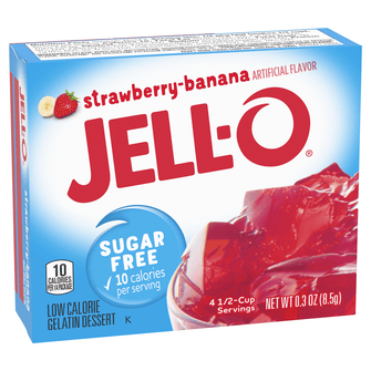 Gelatina fragola- banana light senza zucchero Jell-O
