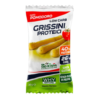 Grissini proteici low carb al pomodoro 
