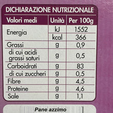 Pane Azzimo BuoniSenza - Cereal