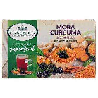 Tisana superfood mora curcuma e cannella - L Angelica
