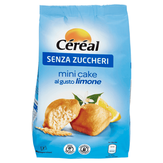 Mini cake al limone senza zucchero Cereal