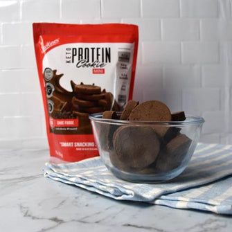 Busta 12 * 25 g Mini keto biscotti Choc Fudge protein cookie