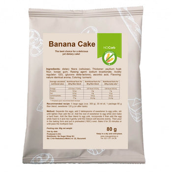 Mix per torta low carb alla banana - NoCarb
