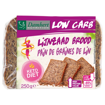 Pane low carb ai semi di lino - Damhert