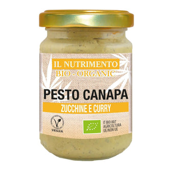 Pesto bio canapa zucchine curry 