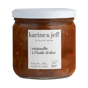 Ratatouille all’olio di oliva bio - Karine & Jeff