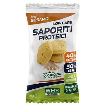 Snack sesamo low carb saporiti why nature 