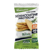 Schiacciatine al rosmarino low carb proteiche 