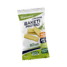Snack low carb proteico Baketi al rosmarino Why Nature 