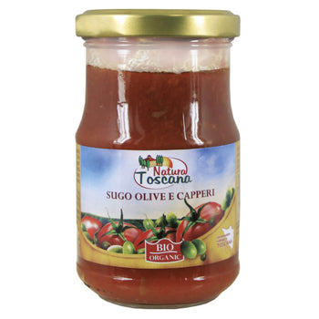 Sugo pomodoro olive capperi senza zucchero