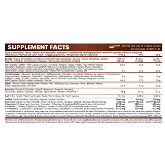 Valori proteine light digest cioccolato belga QNT