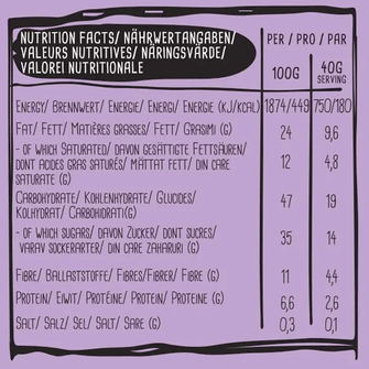 Mini biscottini cacao e nocciole bio