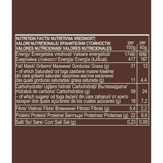 Valori barretta proteica vegan roobar 