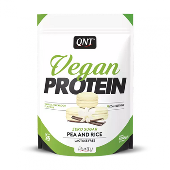 Vegan Protein gusto macaroon alla vaniglia - QNT