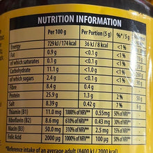 Vegemite valori nutrizionali - Kraft
